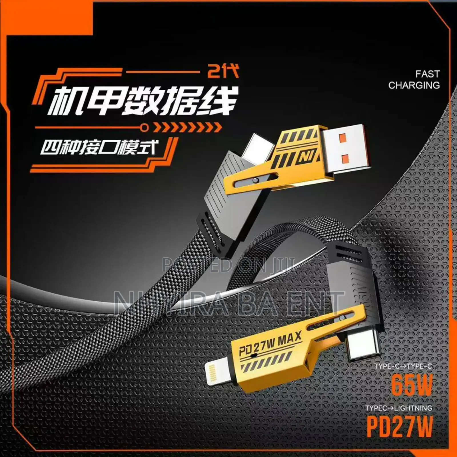 Original Chargers 4 In 1 Data Cable