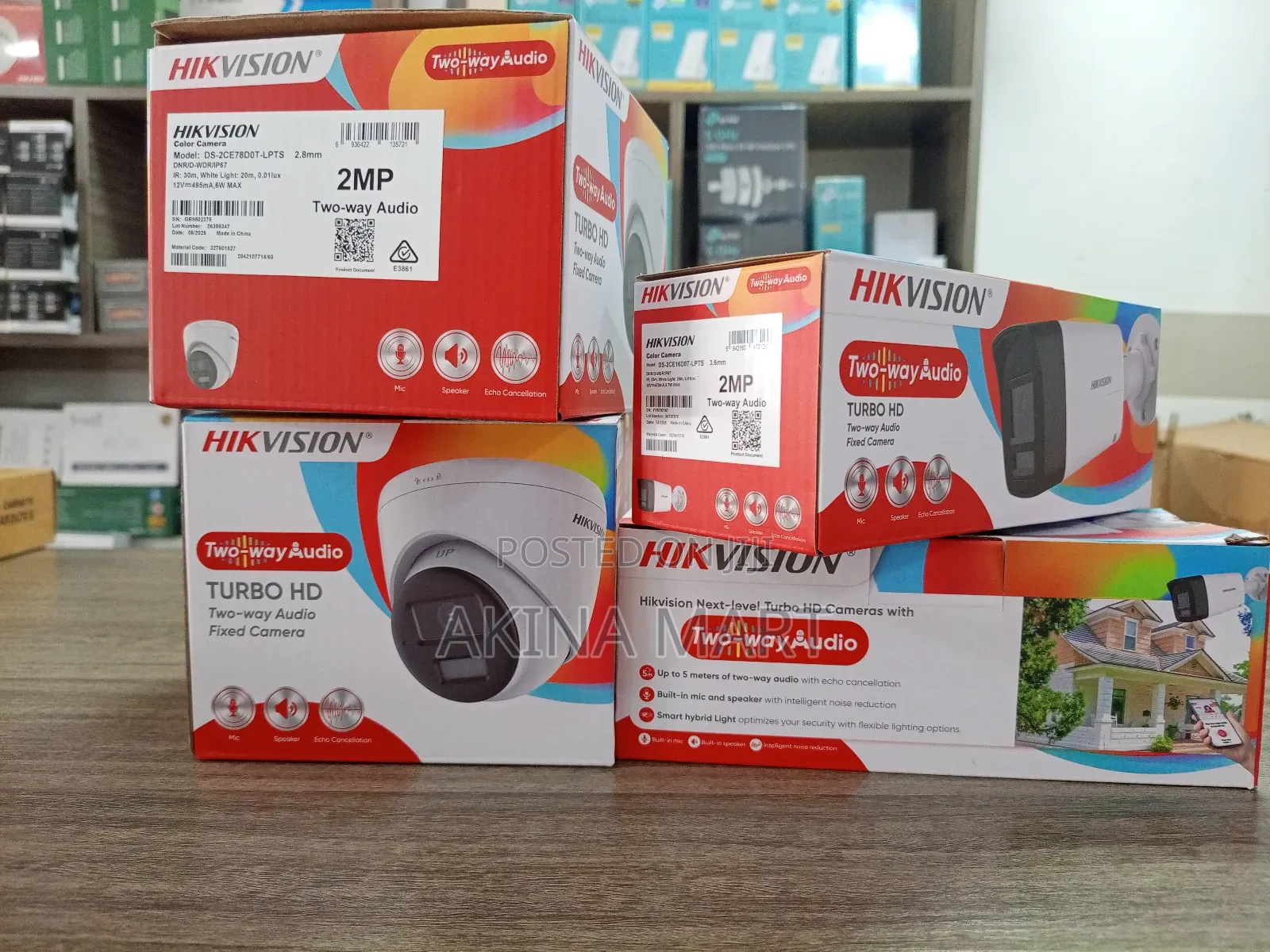 Hikvision 2mp Hybrid Turbo Hd Two Way Fixed Camera