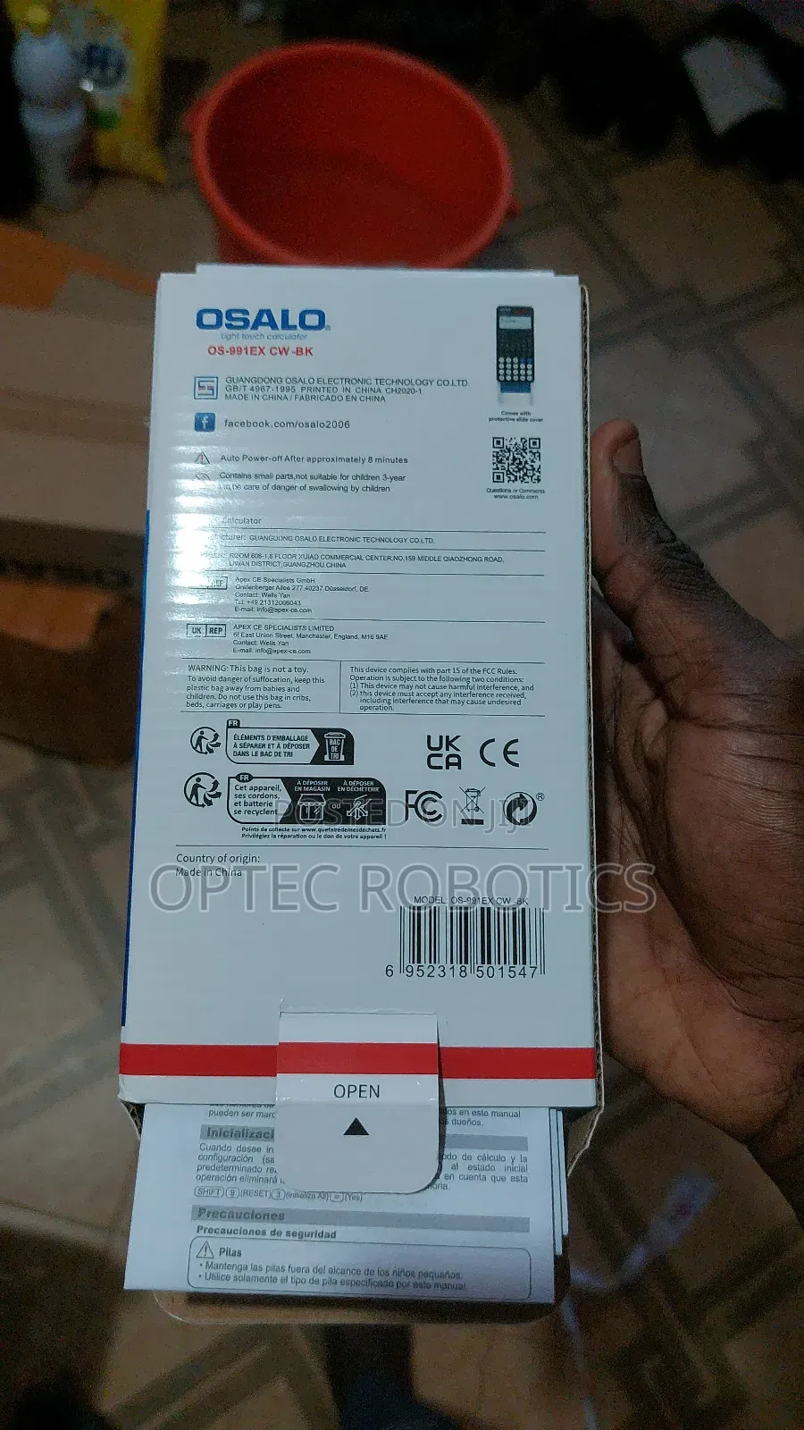 Osalo Os-991-Ex 552 Function Scientific Calculator