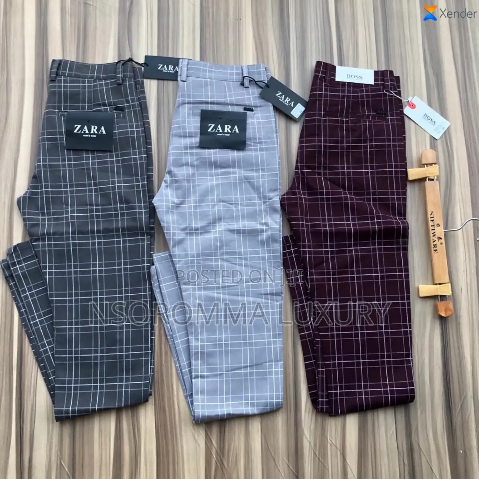 Zara Check Trousers