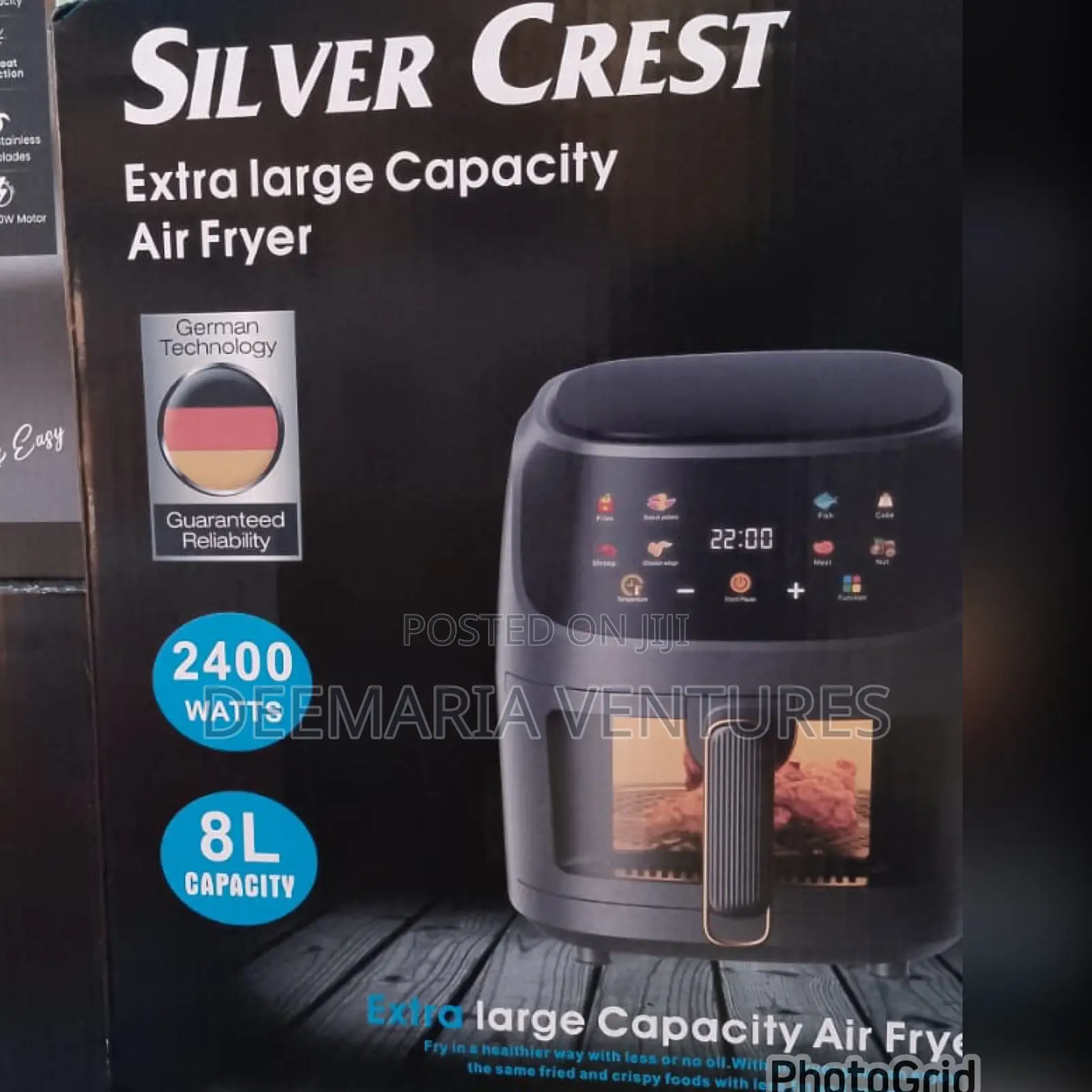 Silver Crest 8.0l Extra Large Capacity Air Fryer