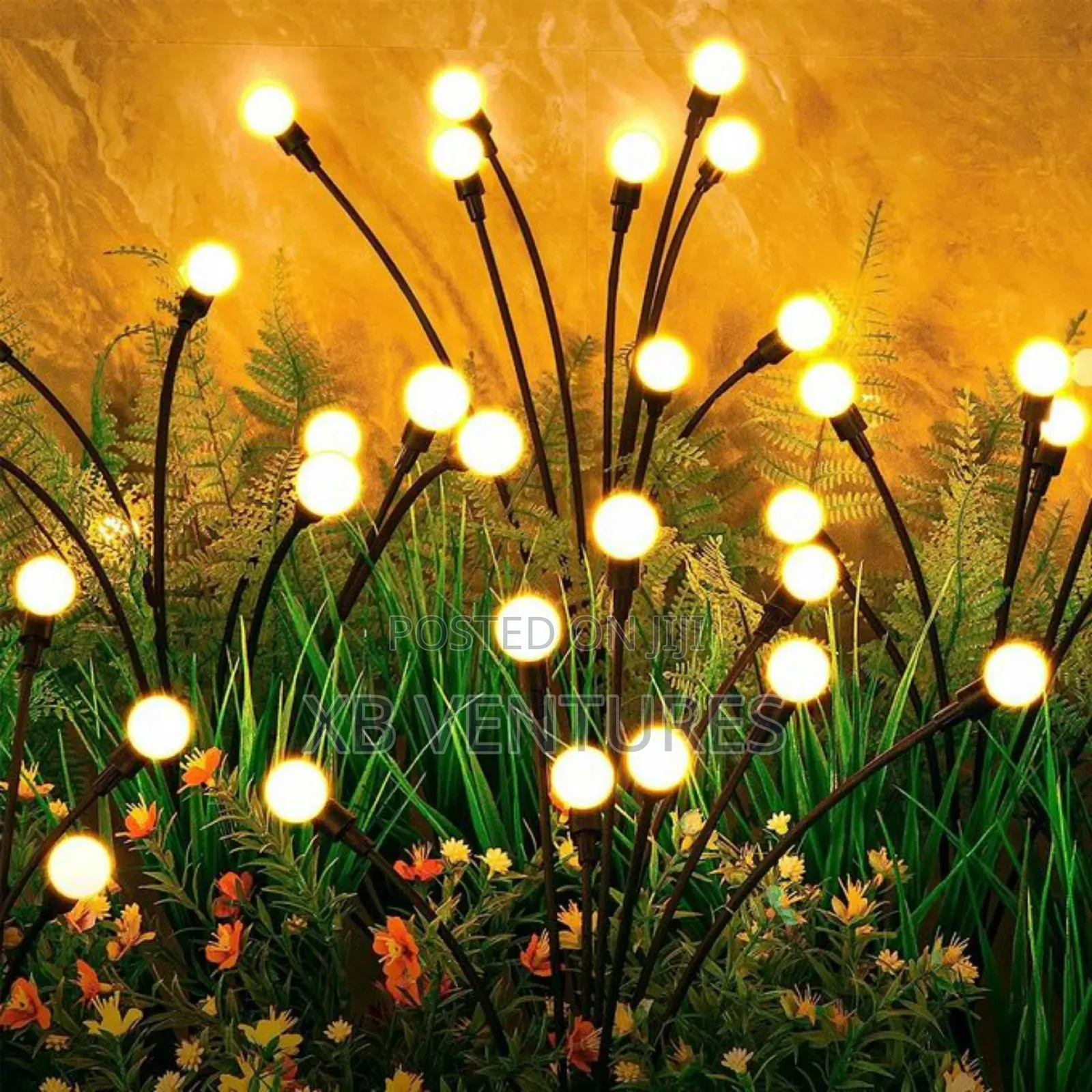 1 Pack 8 Solar Garden Decorations Lights, Firefly Lights