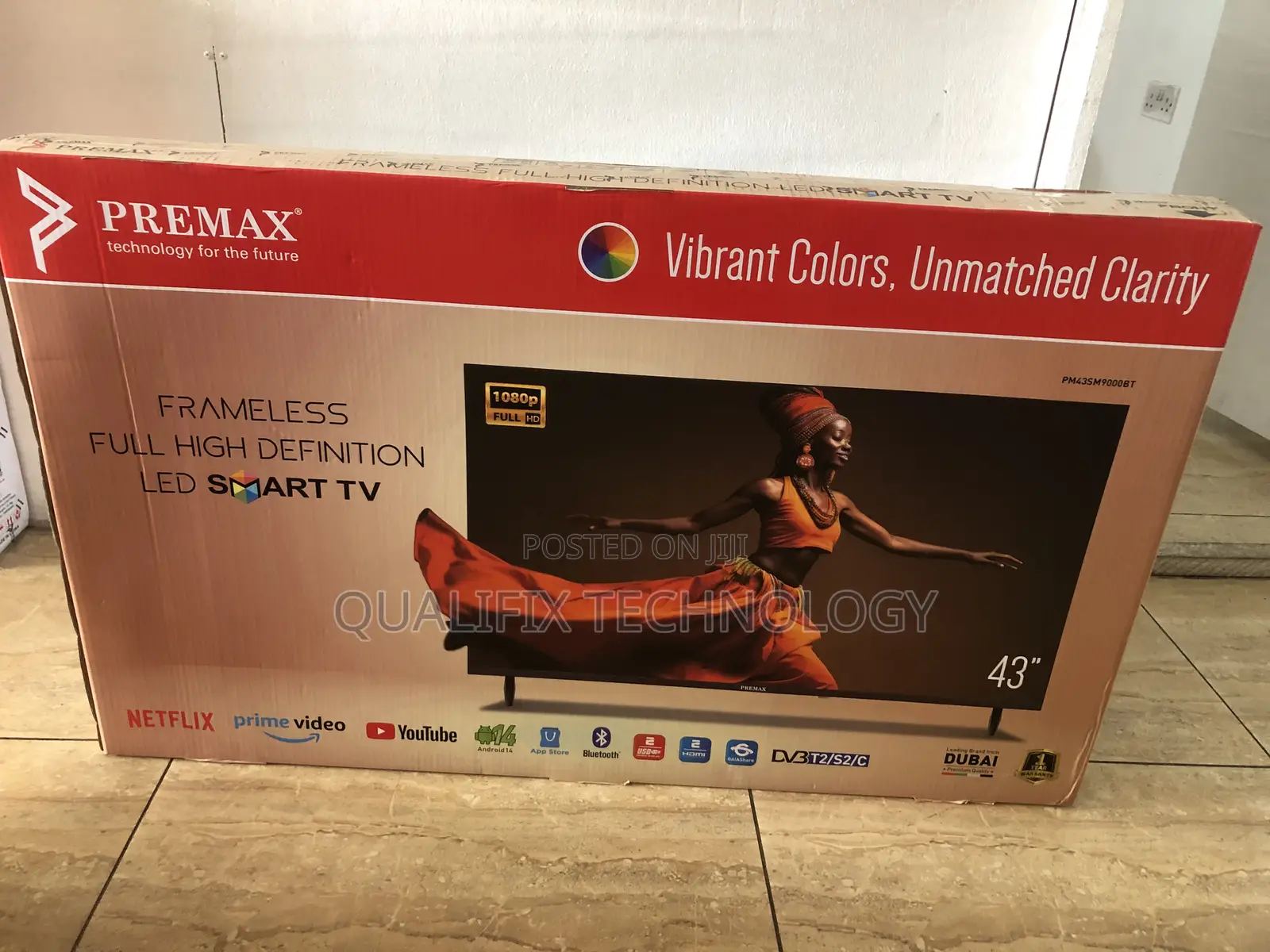 Quality Frameless 43” Tv