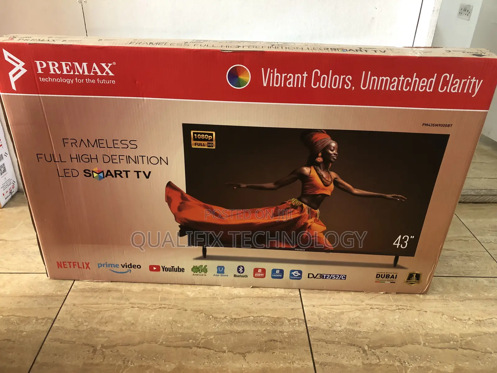 Quality Frameless 43” Tv