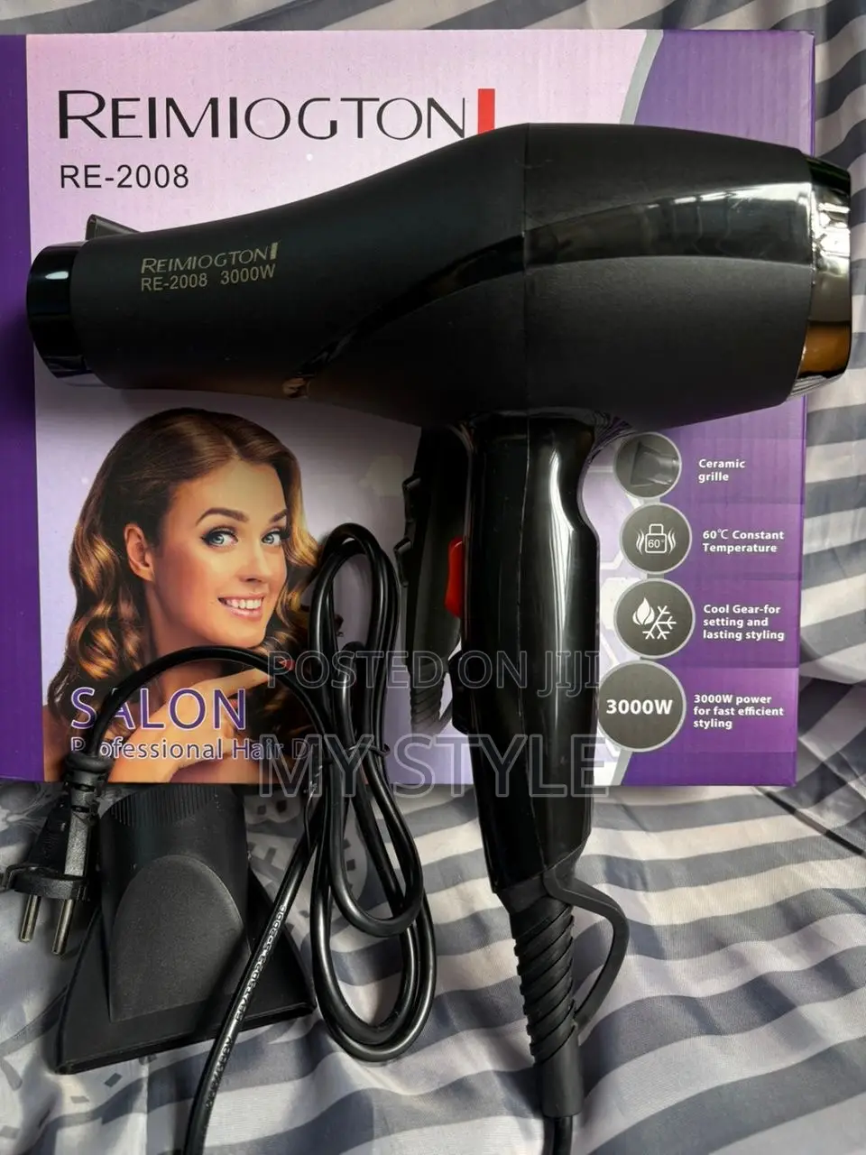 Hair Dryer Re-2004 3000watts Reimiogtoni
