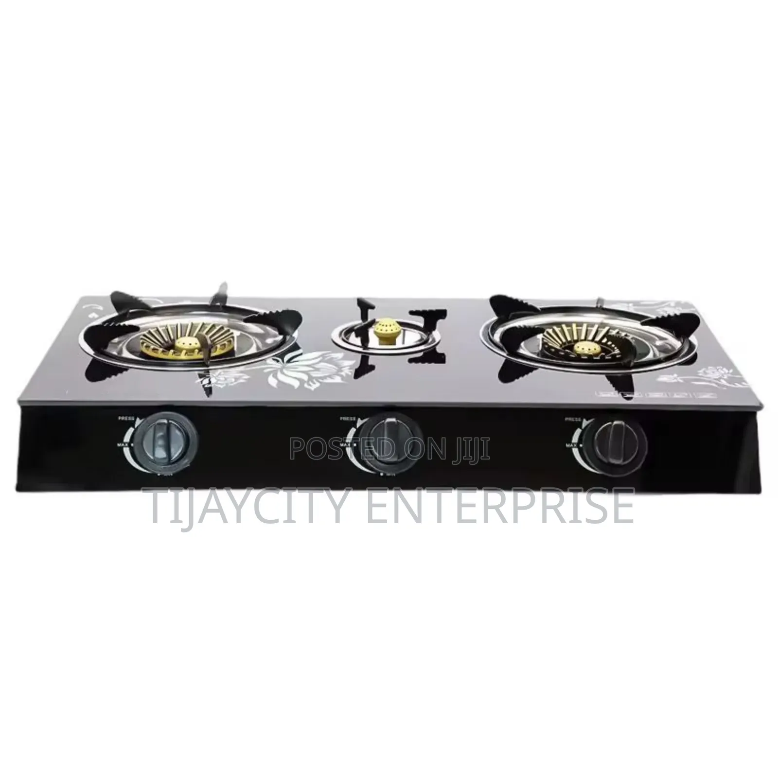 Automatic Glass 3 Burner Stove
