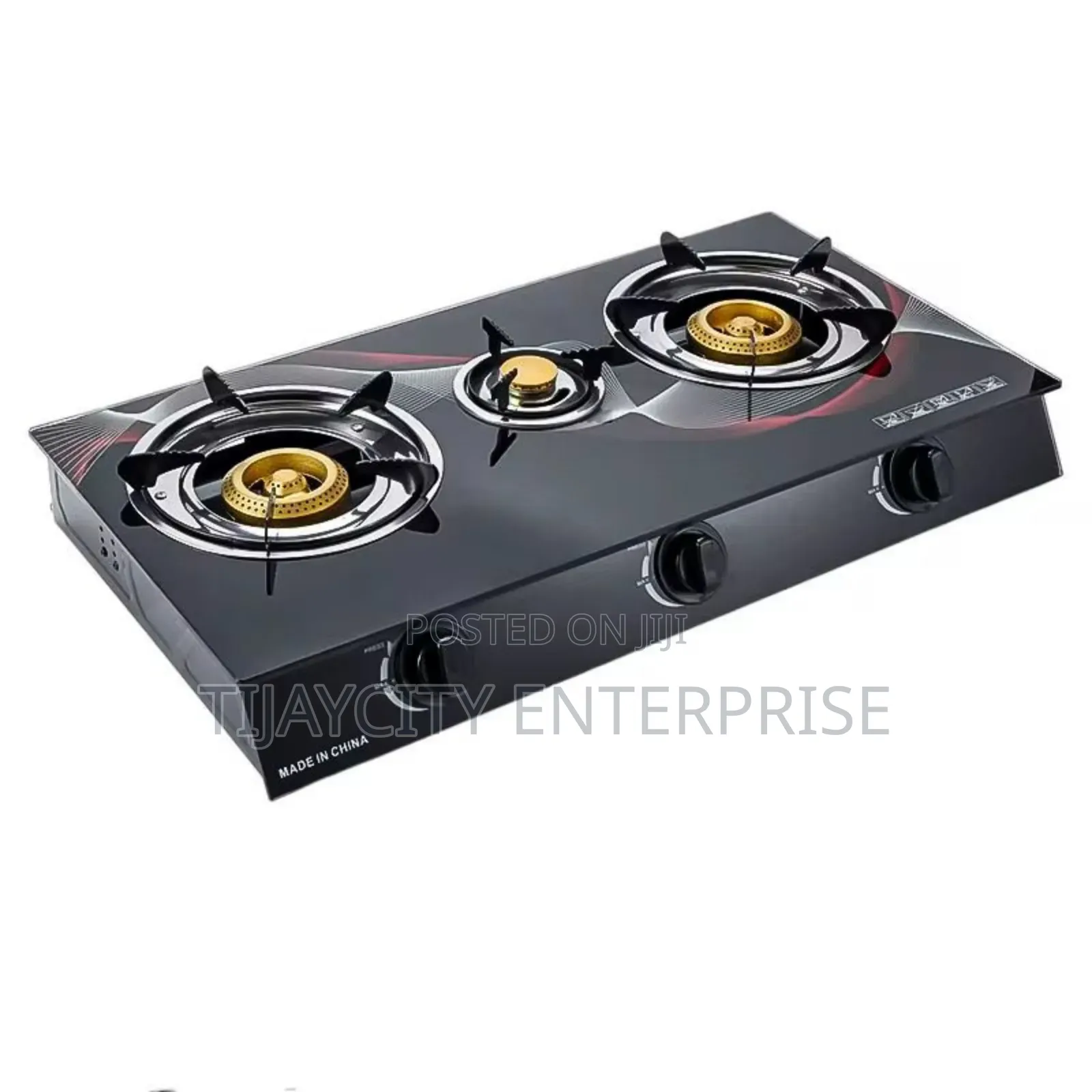 Automatic Glass 3 Burner Stove