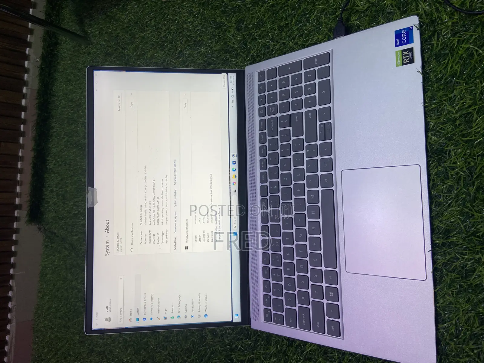 Laptop Dell Inspiron 15 32GB Intel Core i7 SSD 1T