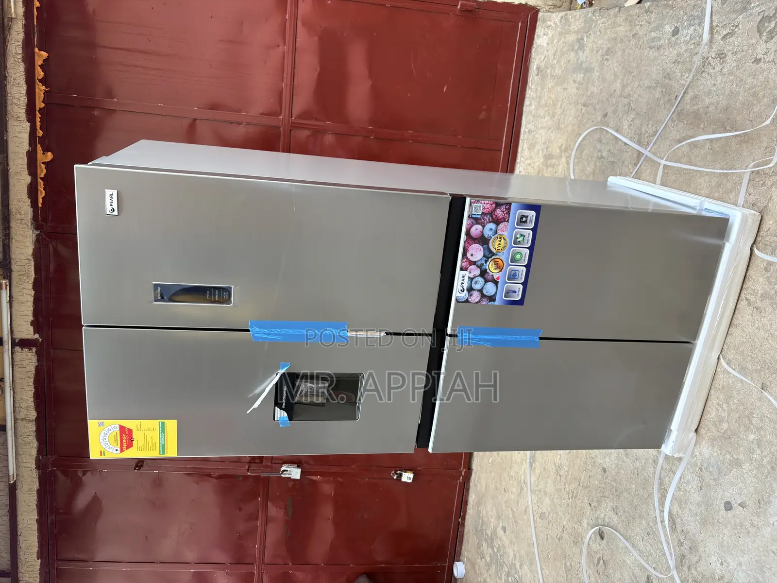 Classic Design Pearl 4 Door Side by Side Fridge(Pf-613mdixwd-1a)421l