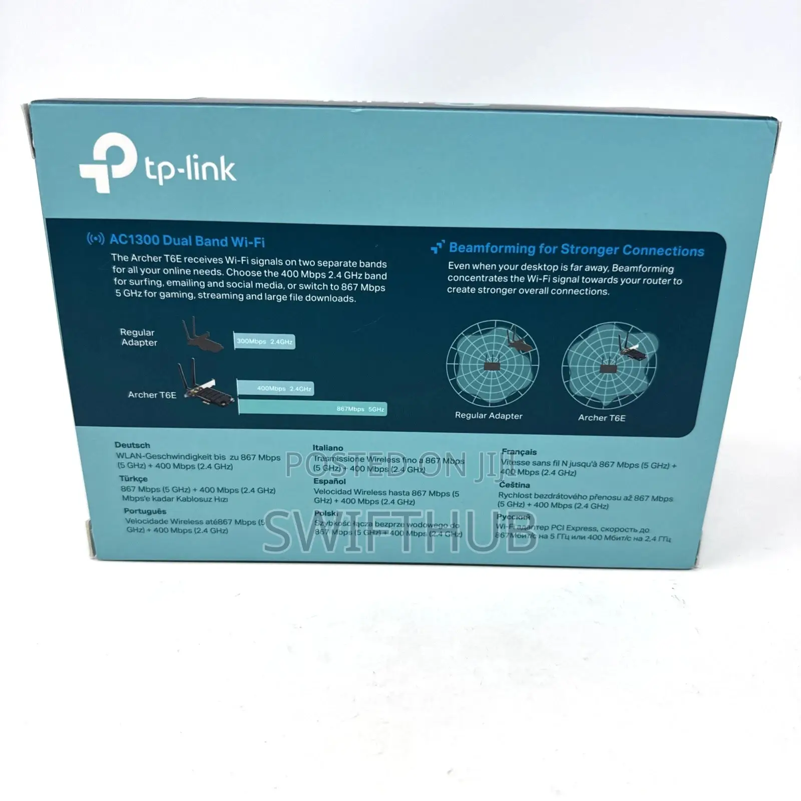 Tp-Link Archer T6e Ac1300 Wireless Dual Band Pcie Adapter