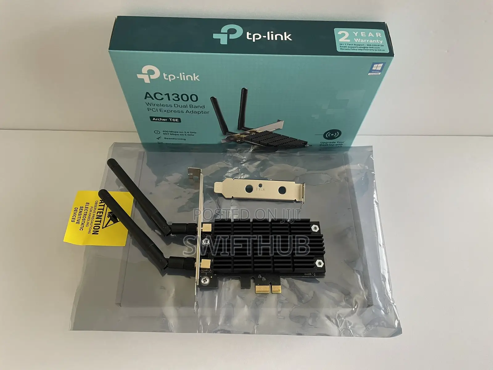 Tp-Link Archer T6e Ac1300 Wireless Dual Band Pcie Adapter