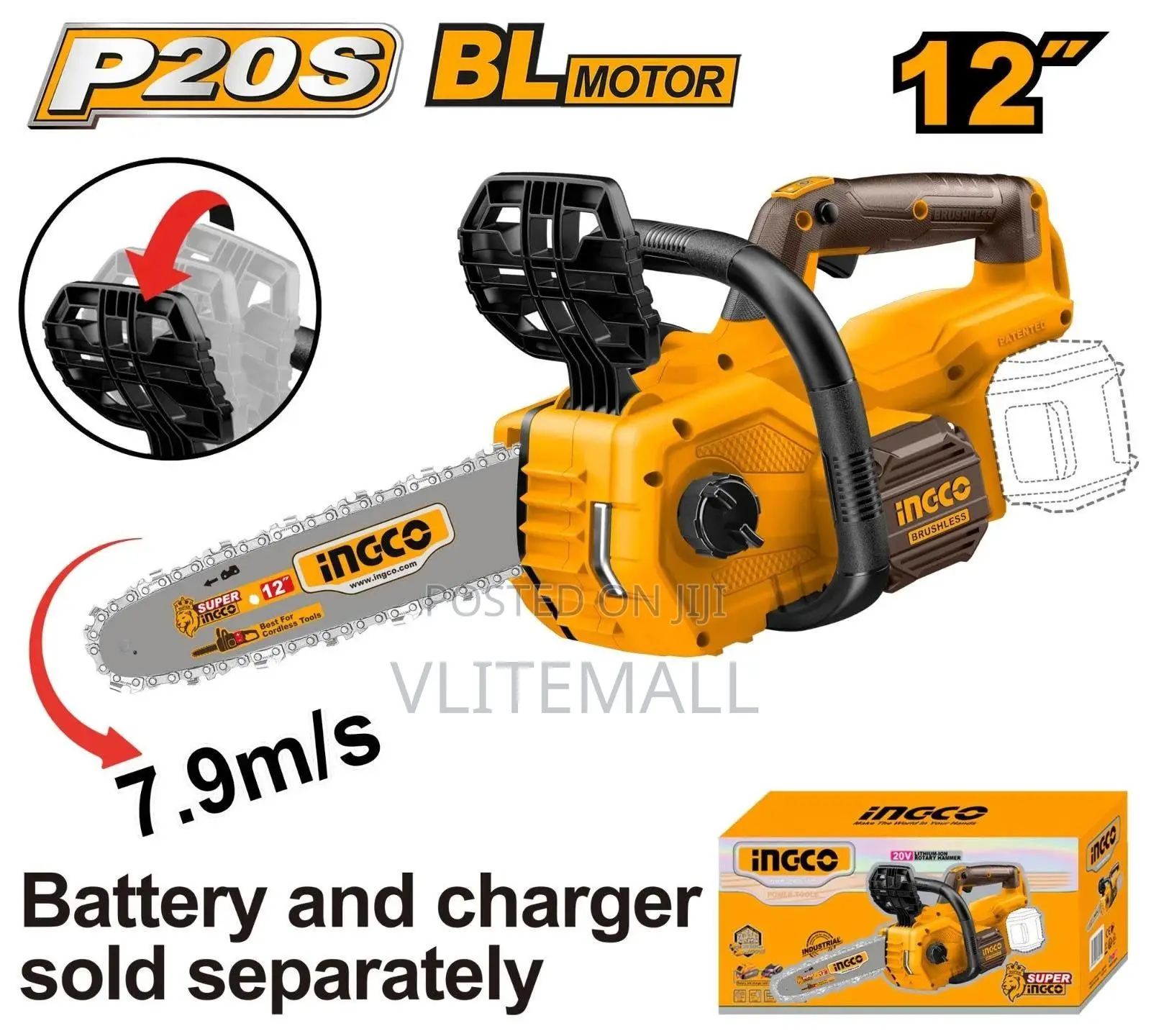 Cordless Chain Saw Cgsli20128