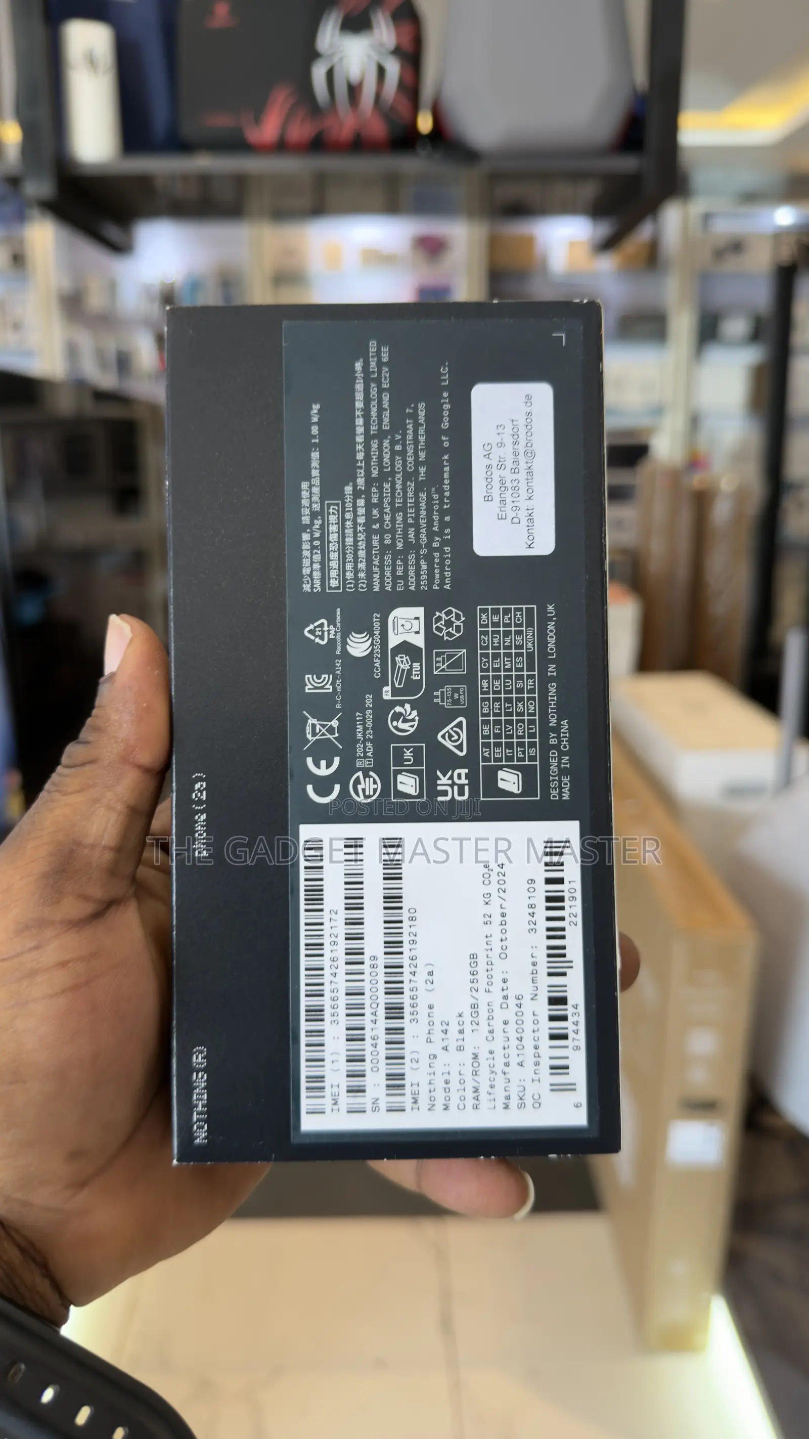 New Nothing Phone 2a 256 GB Black