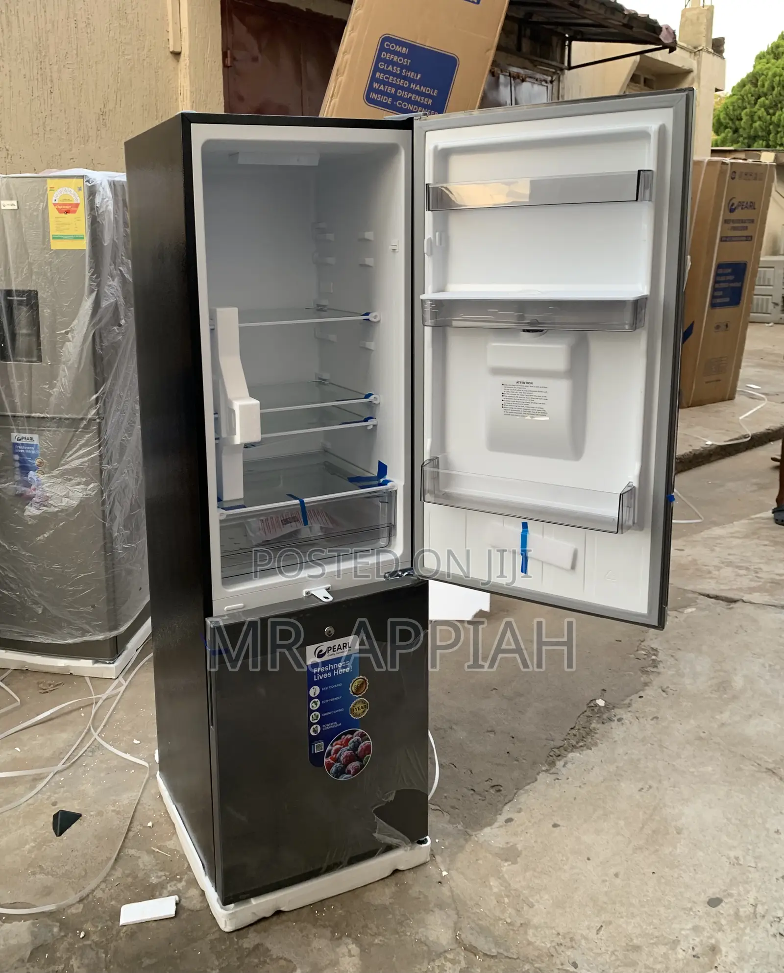 Energy Efficient Pearl Pf-370-13m—-262ltr Double Door Refrigerator.