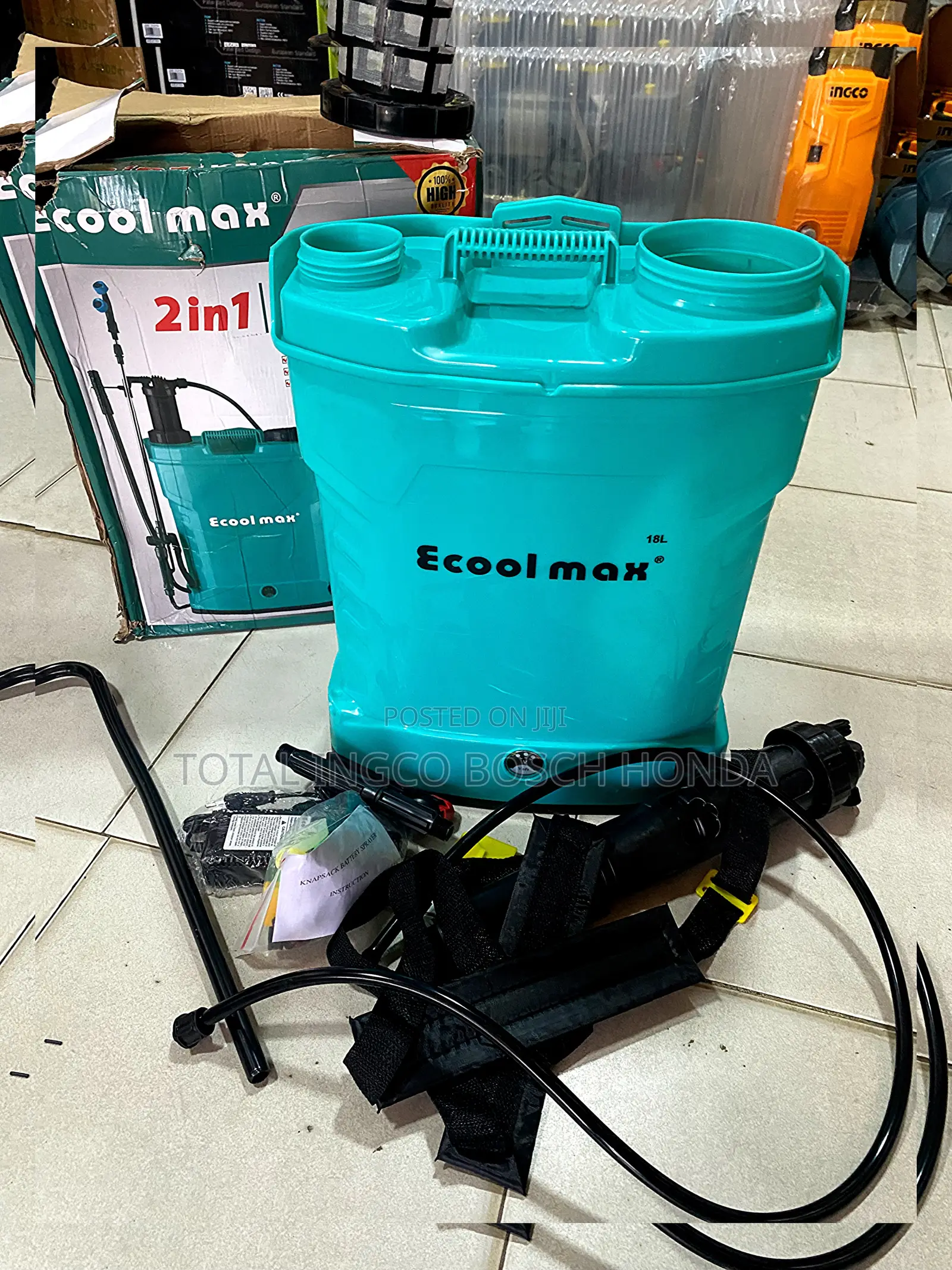 Spray Machine 2 in 1 Knapsack Sprayer 16l Ecoolmax Brand
