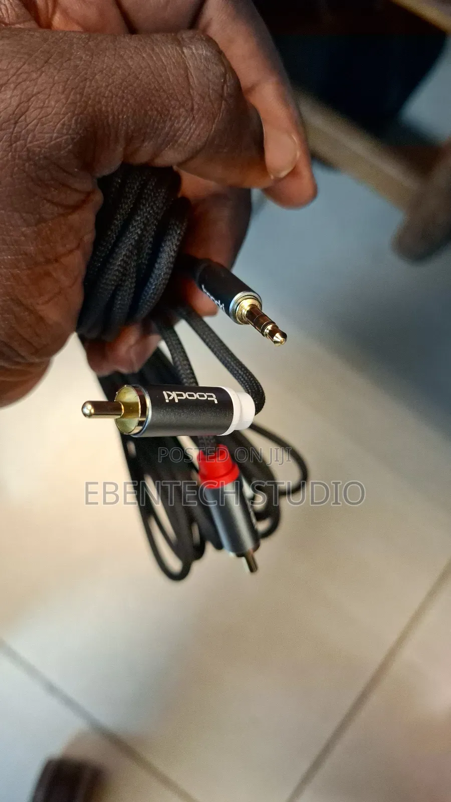 3.5mm Stereo Jack to Dual Rca Cable