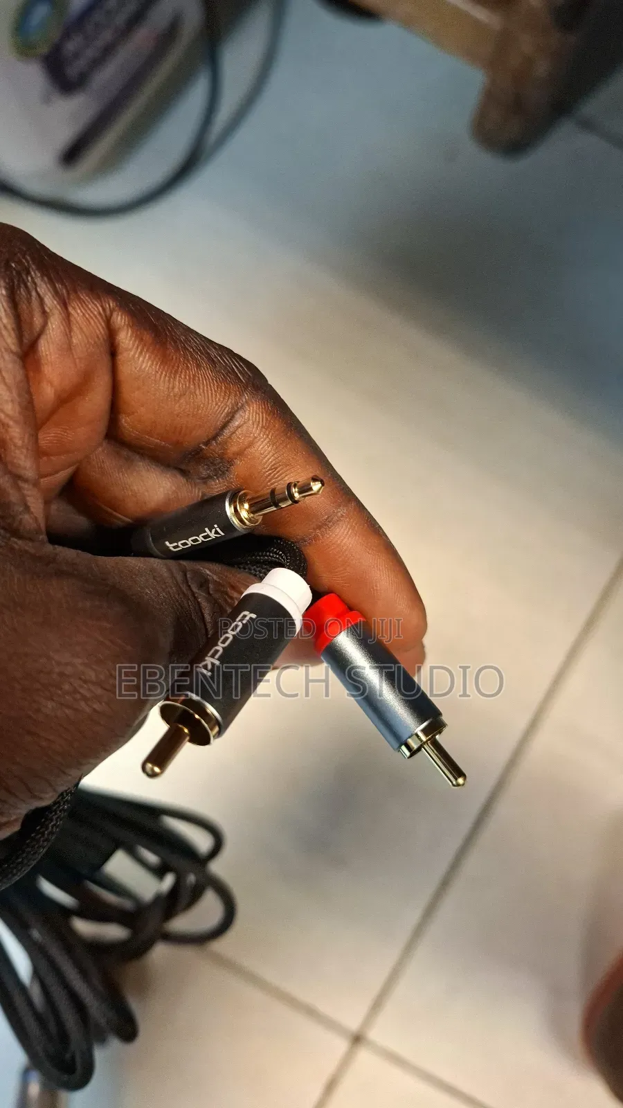 3.5mm Stereo Jack to Dual Rca Cable