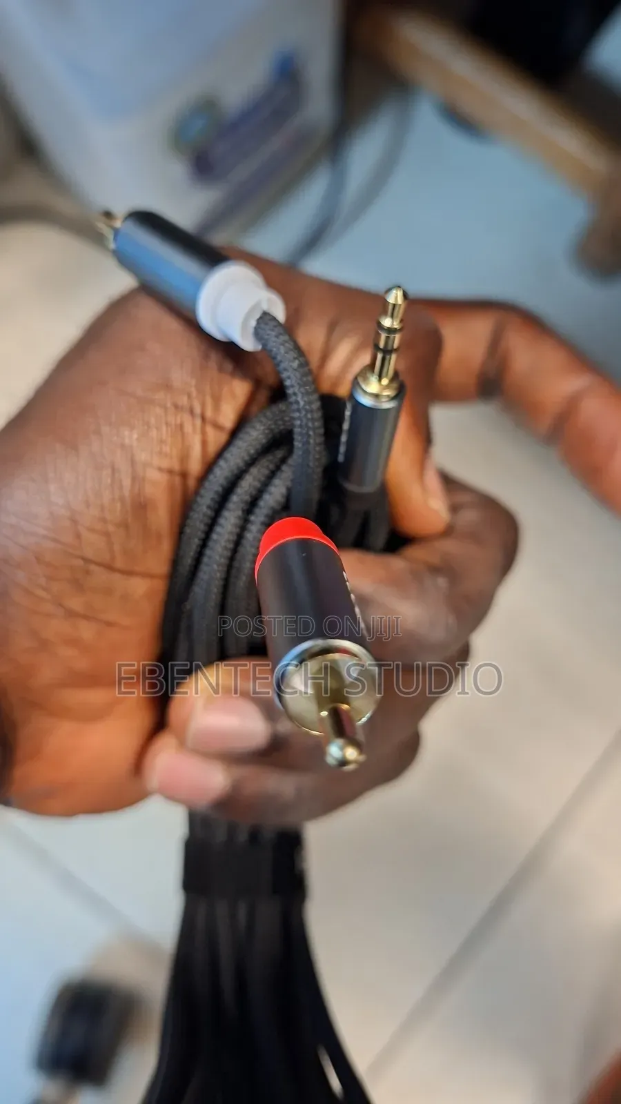 3.5mm Stereo Jack to Dual Rca Cable