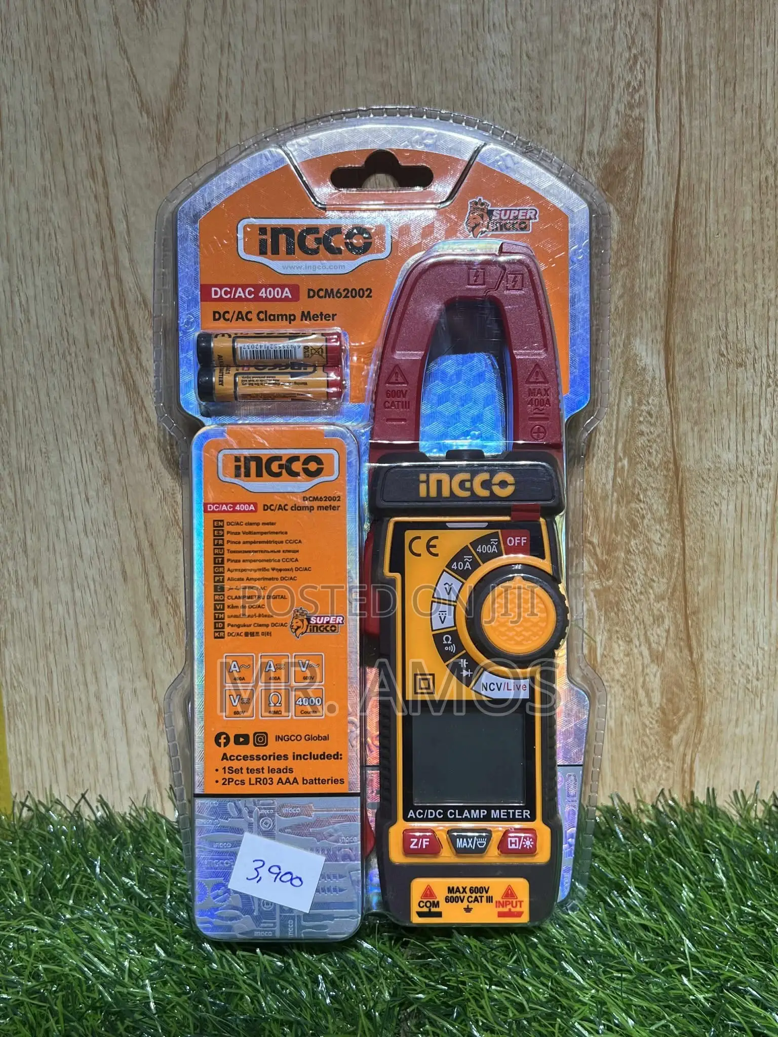 400a Ac/Dc Clamp Meter With 4000 Counts - Dcm62002