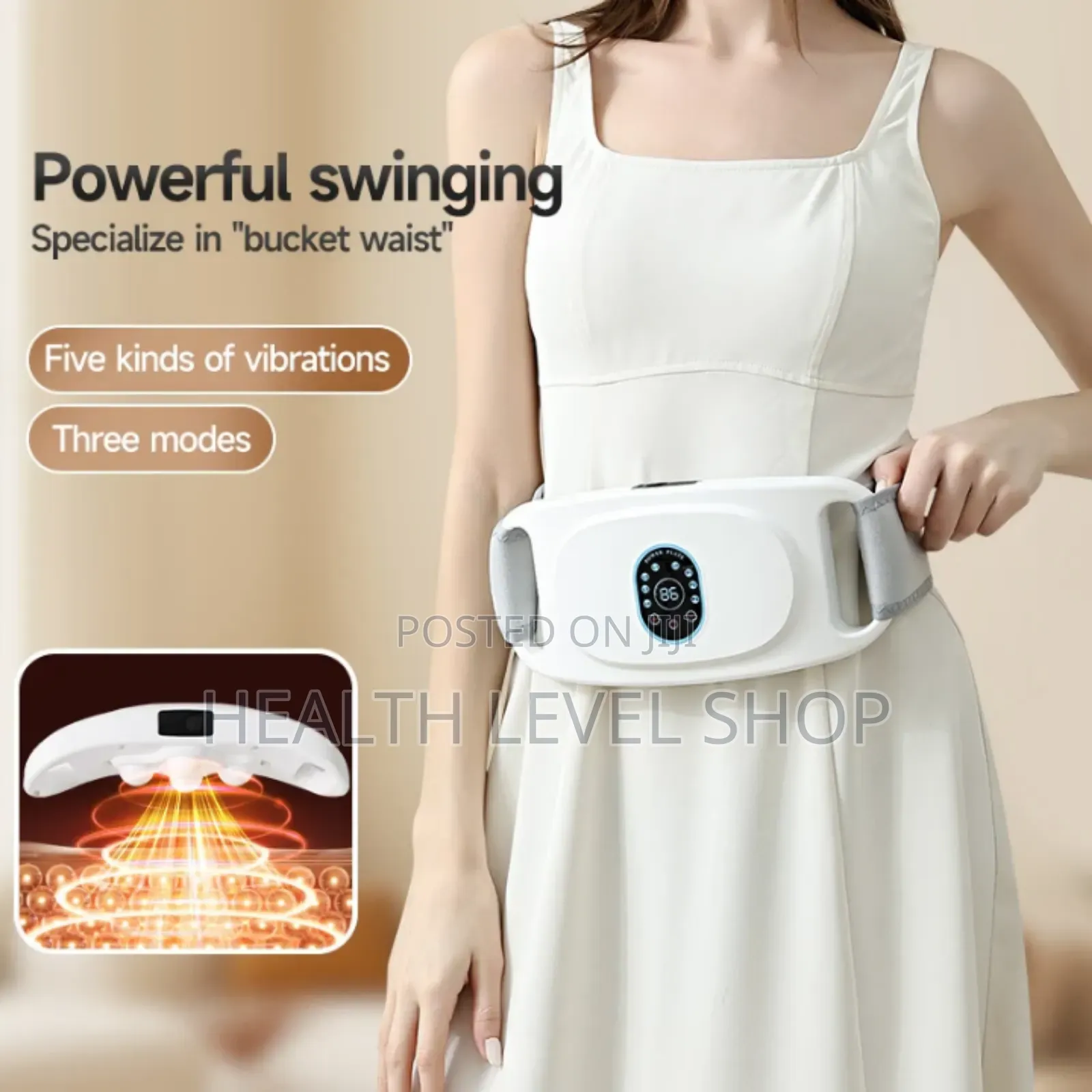 6 Head Fat Burning Massager With Belt