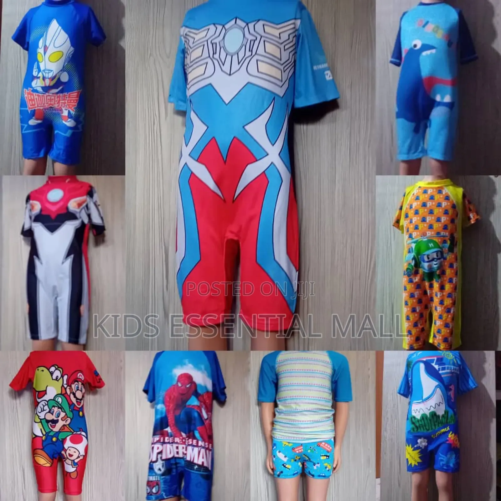 Boys Cartoon Character Swimmer