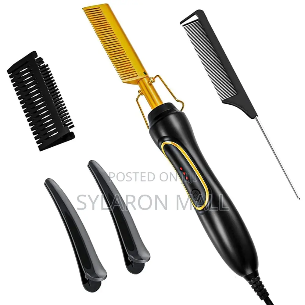 Gold-ion Electric Hot Comb Straightener
