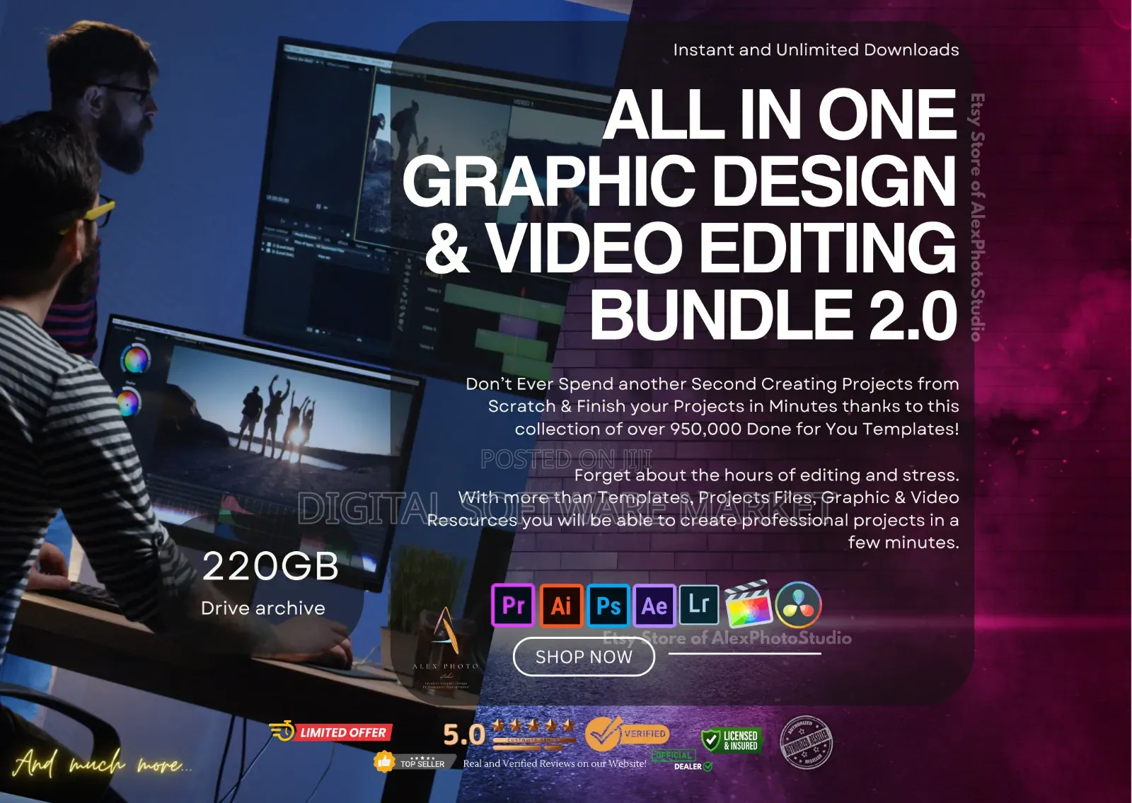 Contact for Any Graphics and Videos Editing Softwares for Mac/Windows