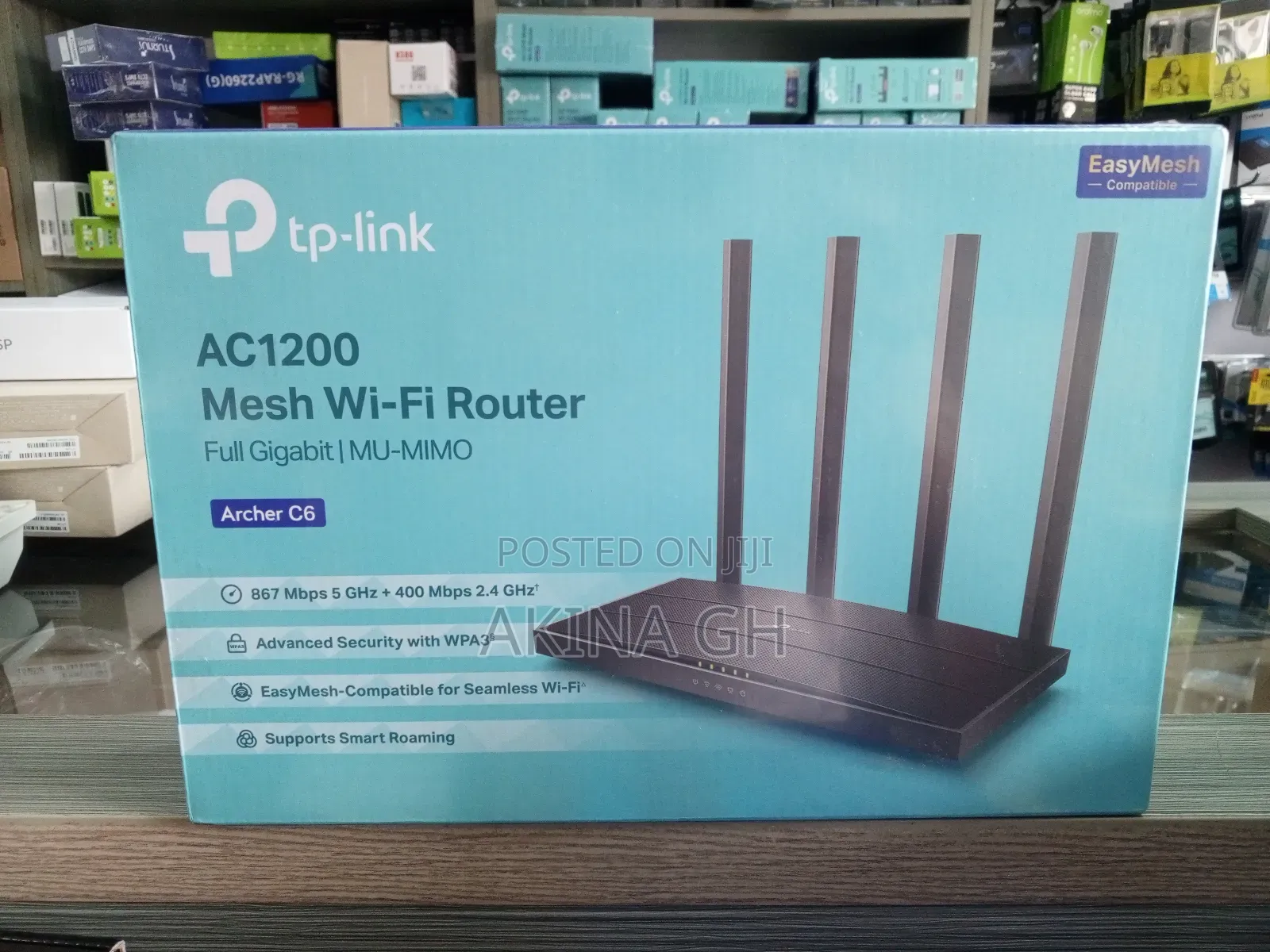 Tp-Link Archer C6 Ac1200 Mesh Wifi Router