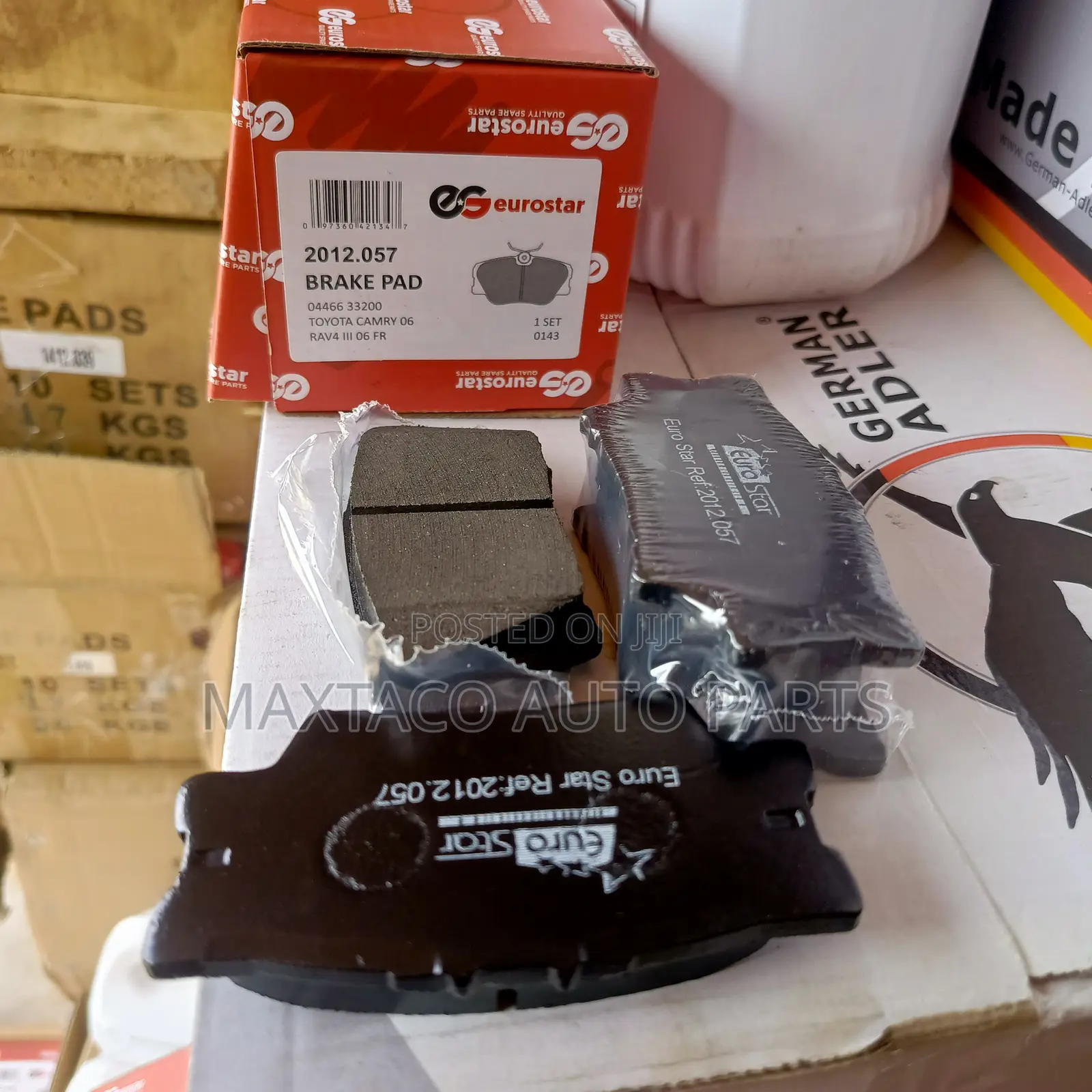 Eurostar 04466-33200 Brake Pad for Toyota Camry