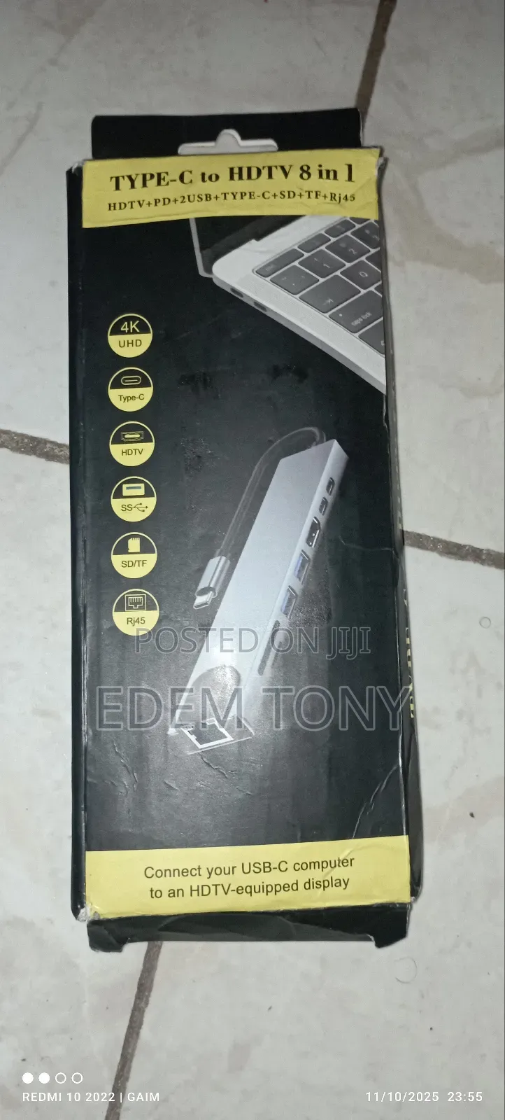 Type-C to HDTV 8 in 1