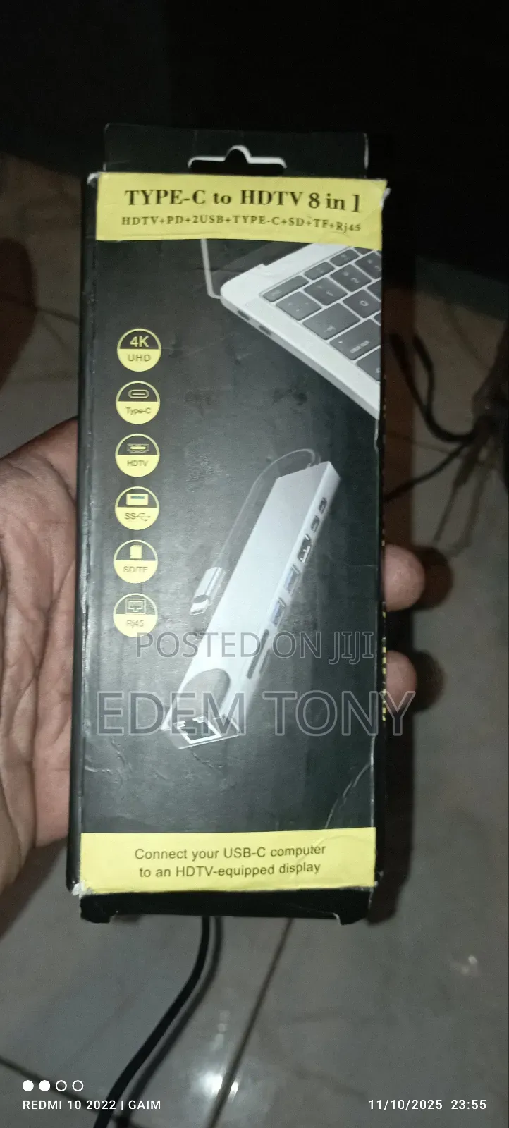 Type-C to HDTV 8 in 1
