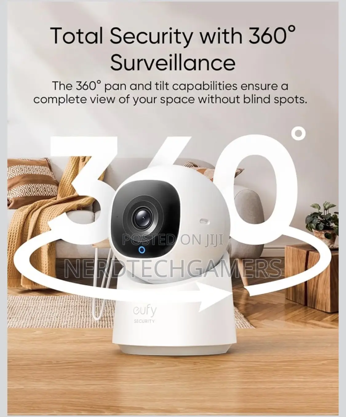 Eufy Security Indoor Cam C220, Home Security Camera, Resolution