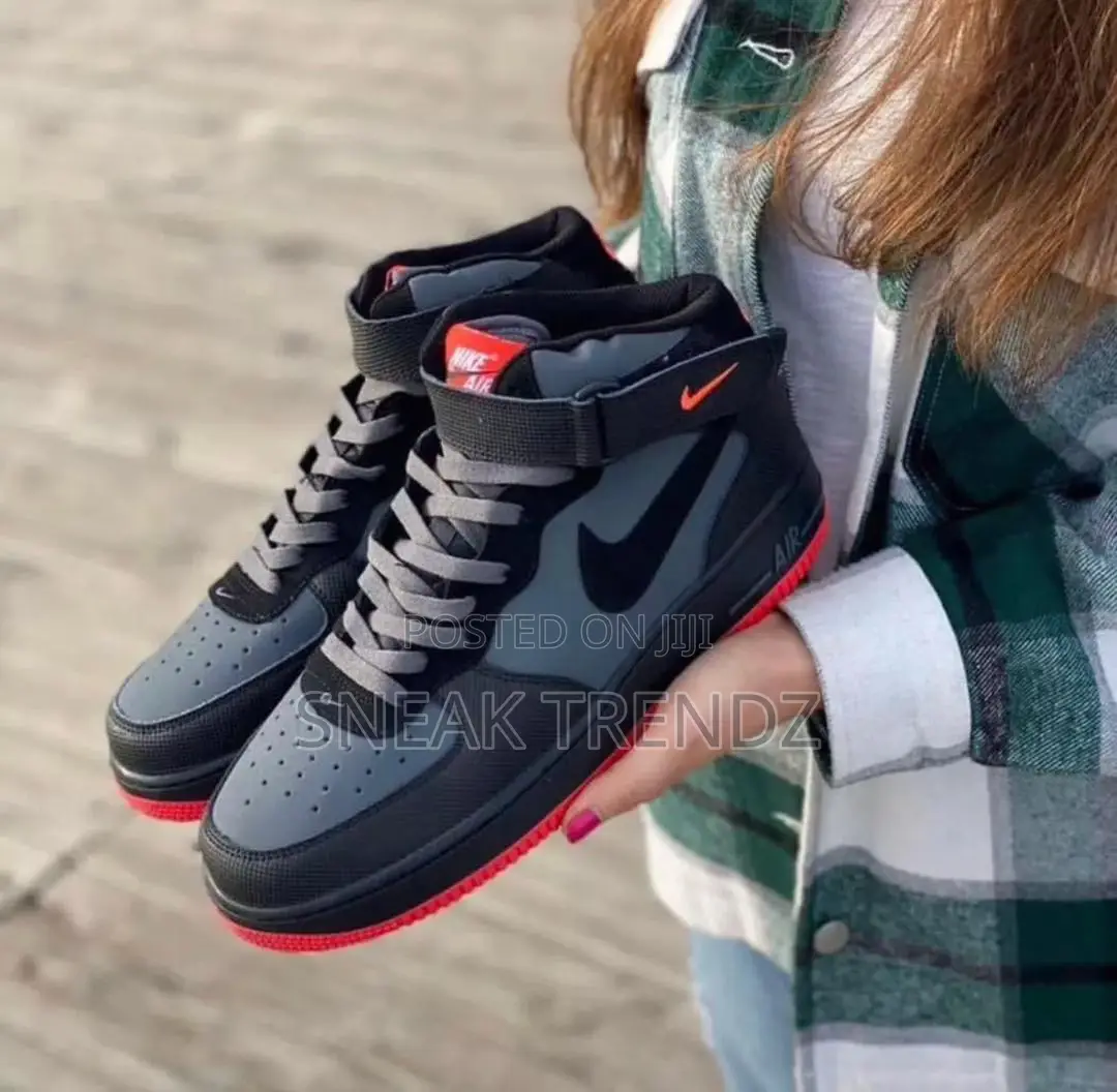 Nike Air Force 2 Original Black Ash and Red