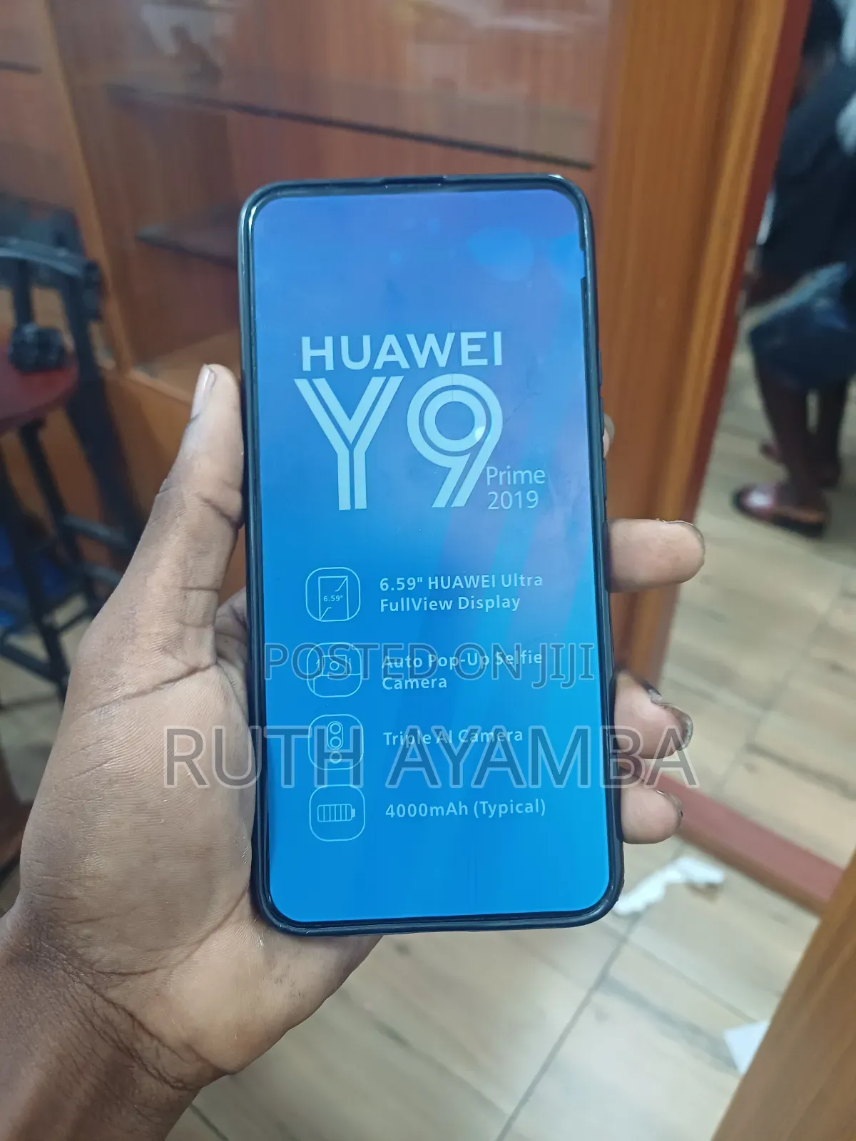 New Huawei Y9 Prime 2019 128 GB Black