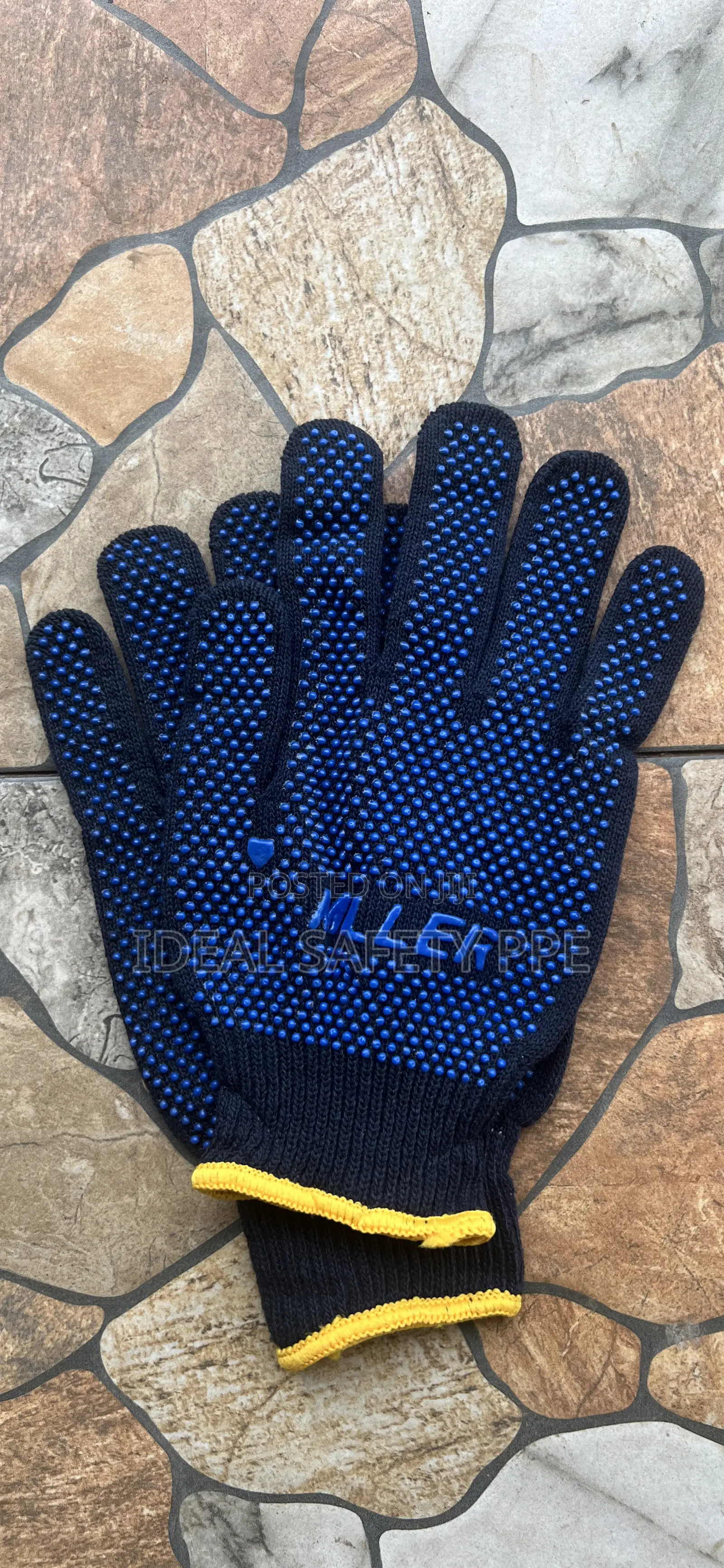 Millet Dotted Grip Safety Gloves