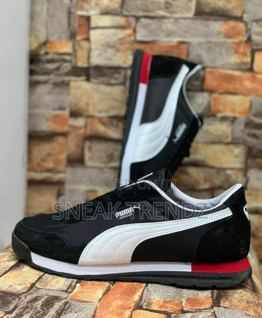 Puma Joker Ash Black Red and White