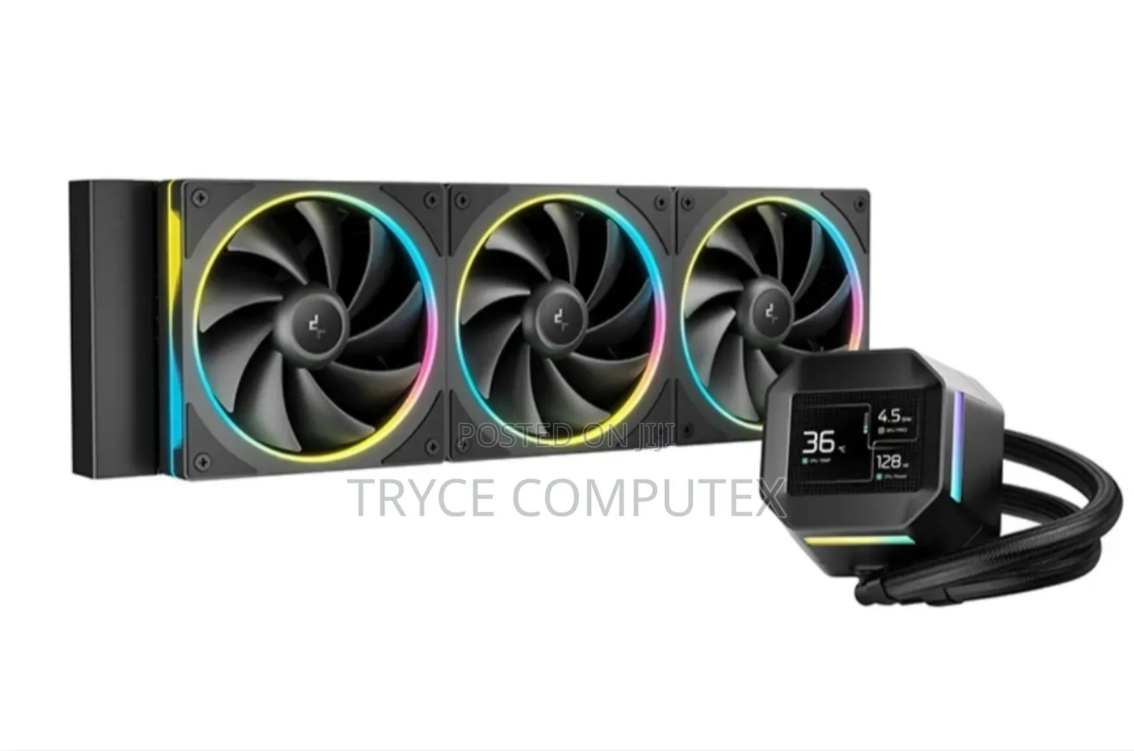 Deepcool Lm360 Ips Screen Aio Cpu Cooler Argb Liquid Cooler