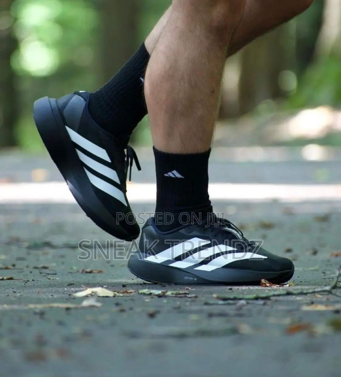 Adidas Adizero Evo Black and White