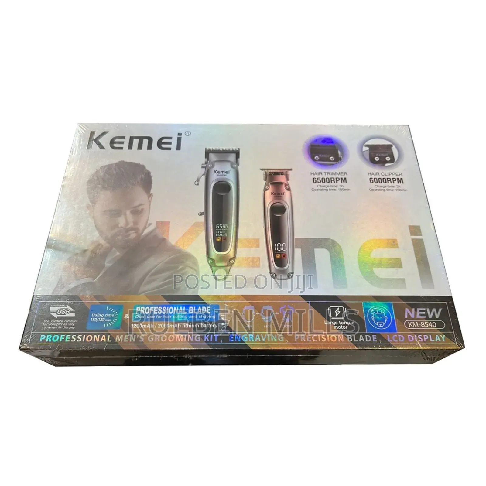 High Speed Strong Motor Two In One 2-in-1 Salon Barbering Machine