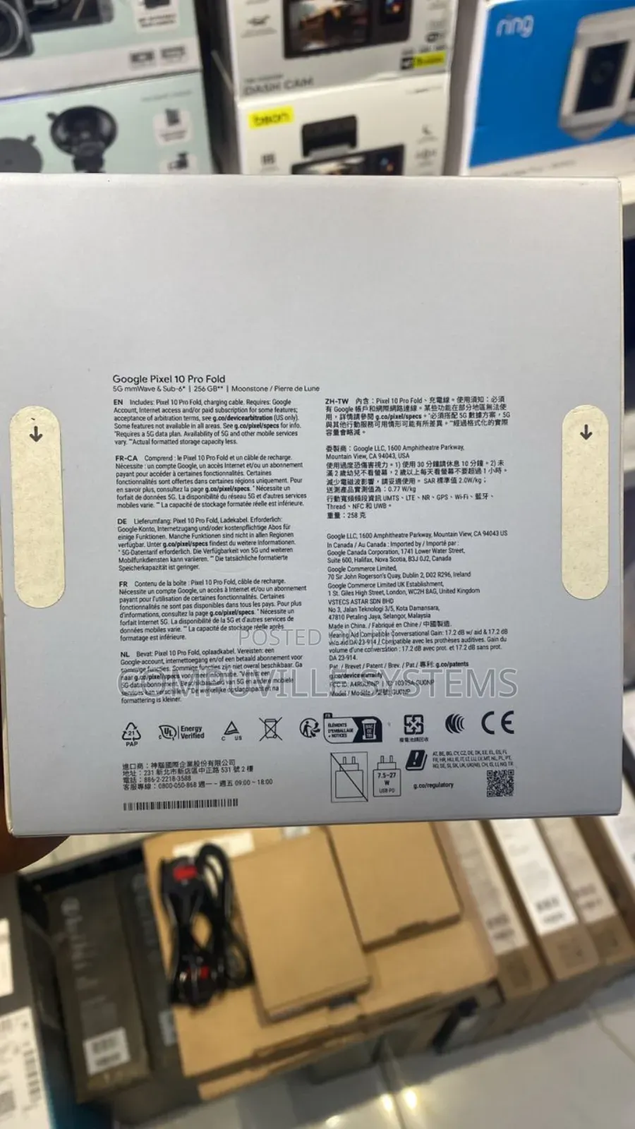 New Google Pixel 10 Pro Fold 256 GB Blue