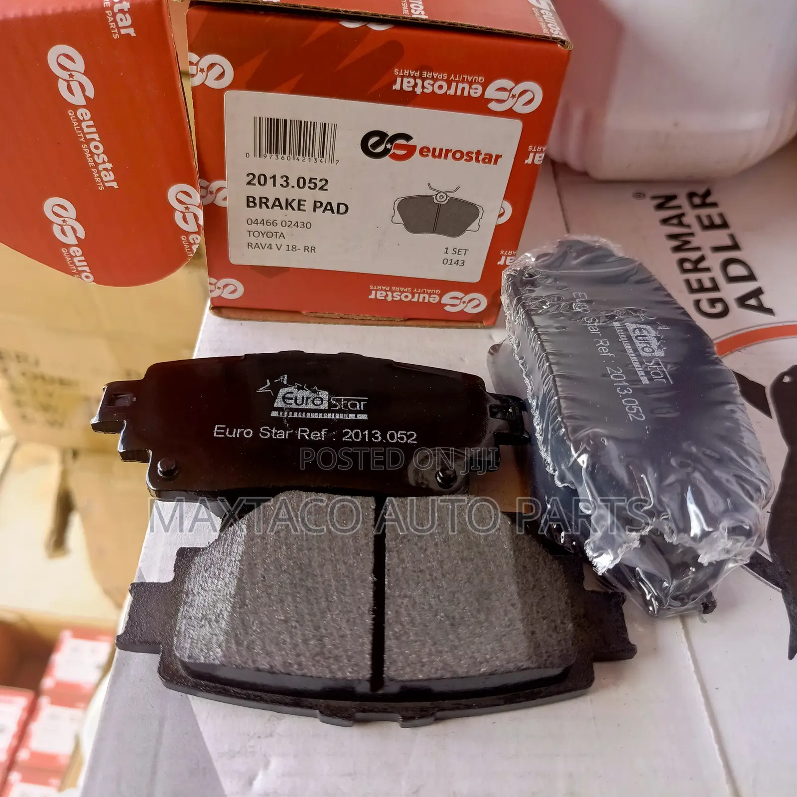 Eurostar 04466-02430 Back Brake Pad for Toyota Corolla