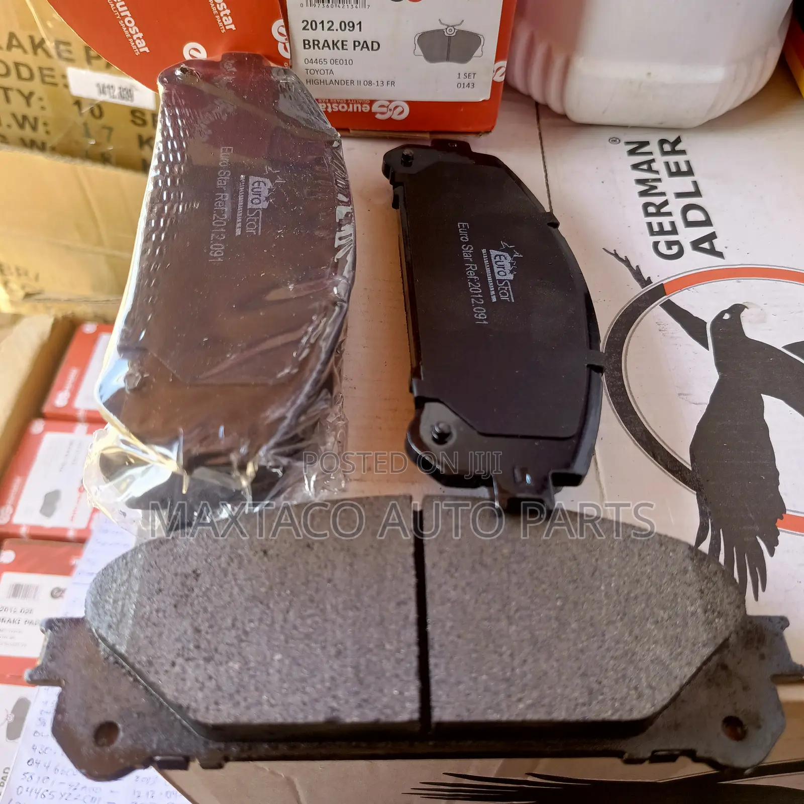 Eurostar 04465-0e010 Brake Pads for Toyota Highlander