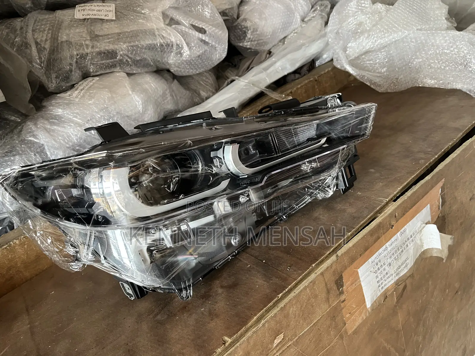 Mazda Cx Head Lamp Black Speck Pair