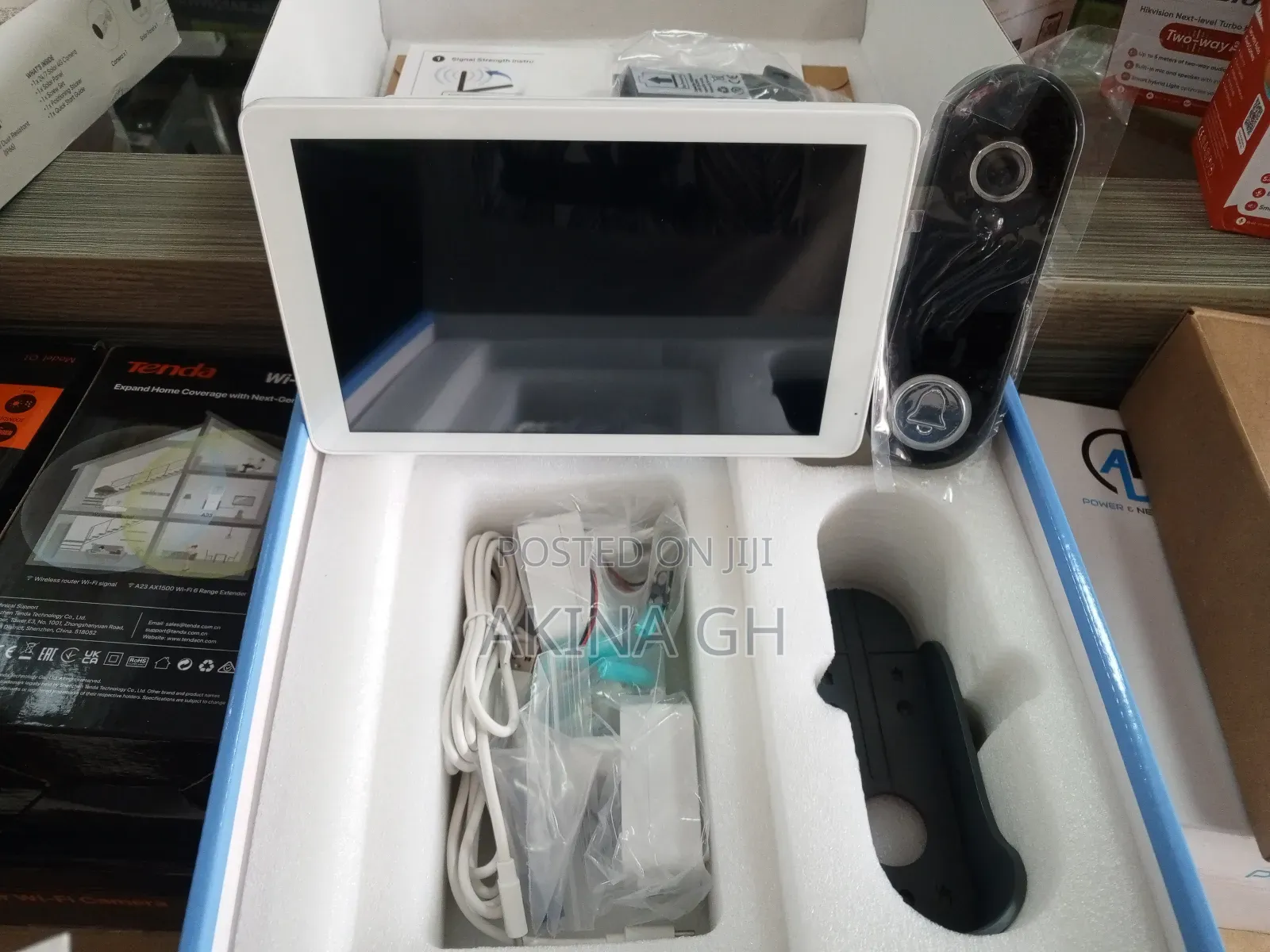 Tuya Wireless Video Door Phone 8 Inch Touch Screen