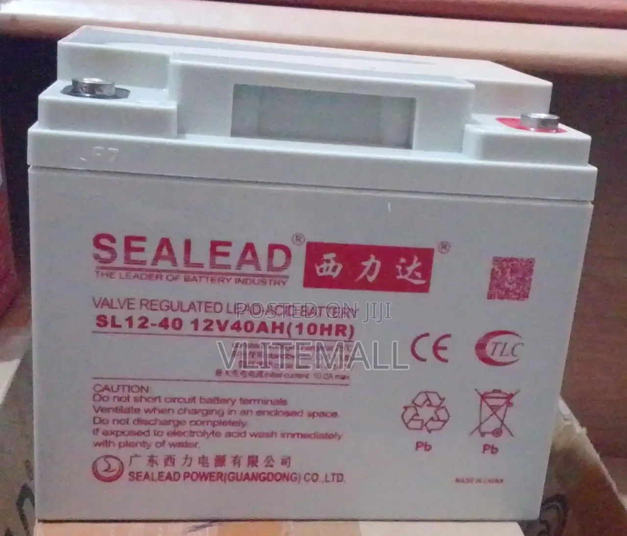 Valve Regulated Lead-acid Battery Sl12-40 12v40ah(10hr)