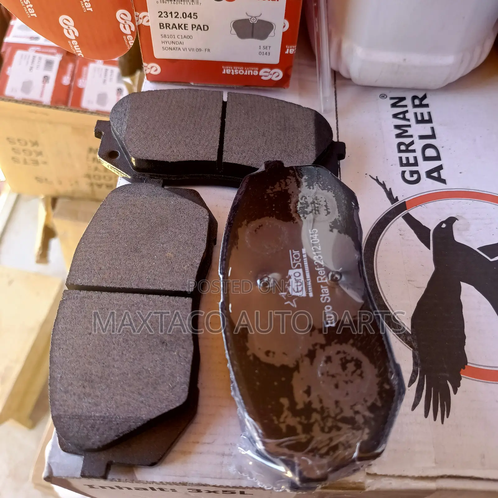 Eurostar 58101-C1a00 Brake Pad for Hyundai Sonata
