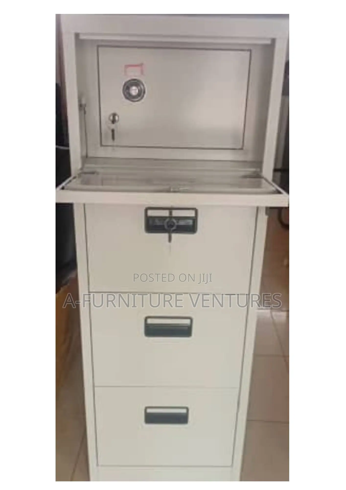 Drawer Cabinet With Safe