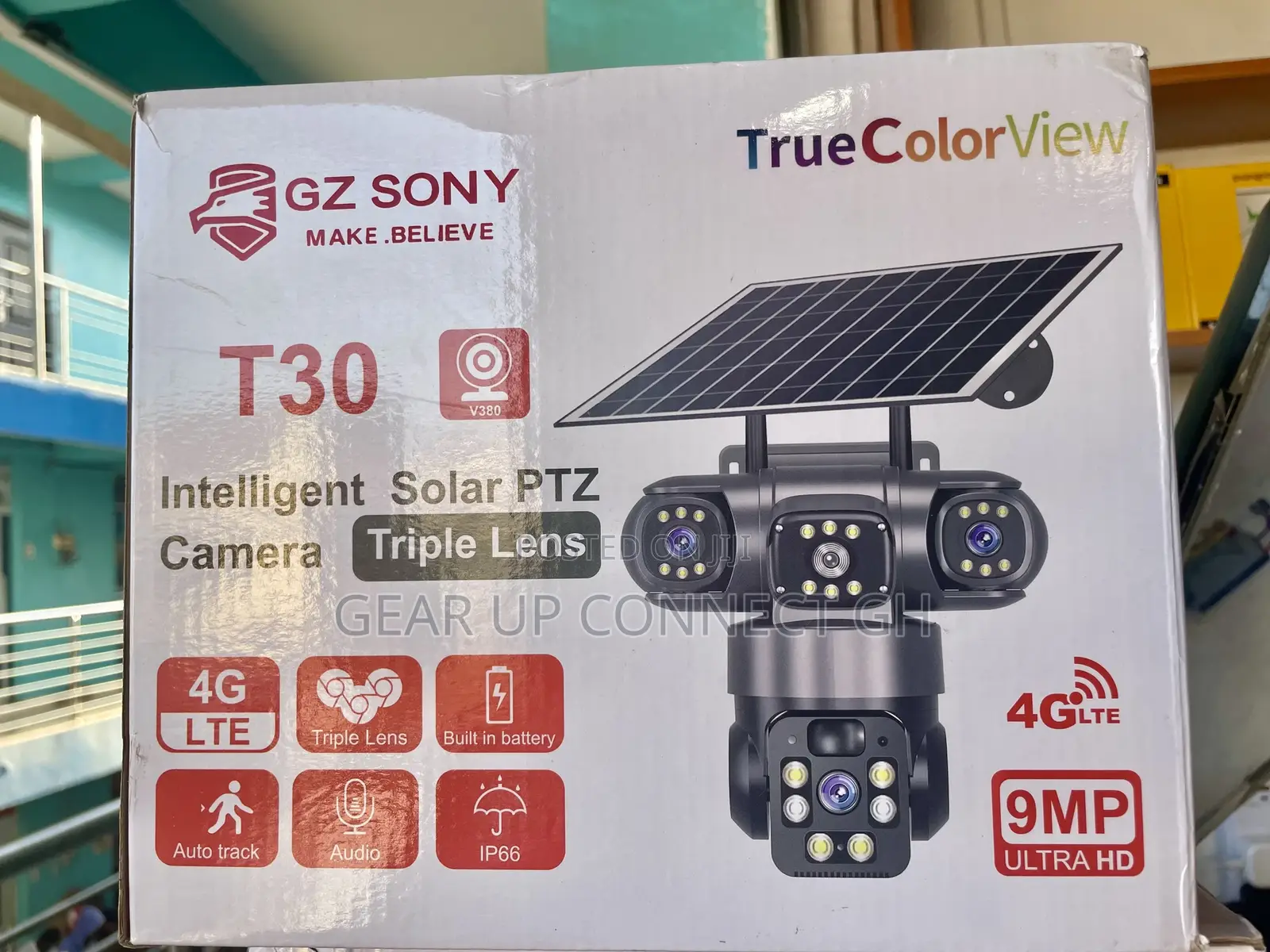 Smart Solar Triple Lens Camera