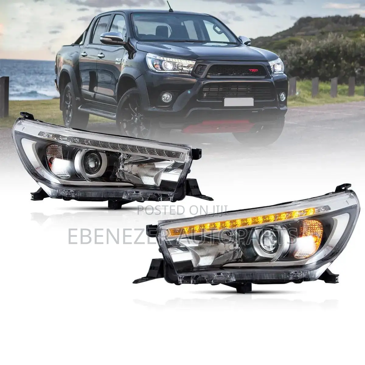 Toyota Hilux Led Headlights 2015 2016 2017 2018 2019 2020