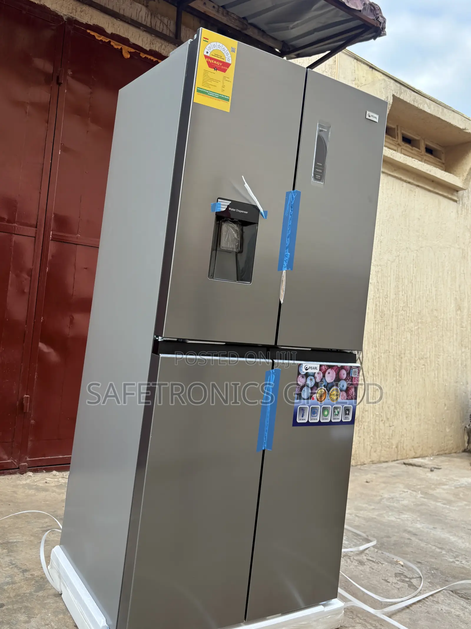 Unique Pearl Pf-613mdixwd-1a Dispenser Sidebyside Grey 421ltrs